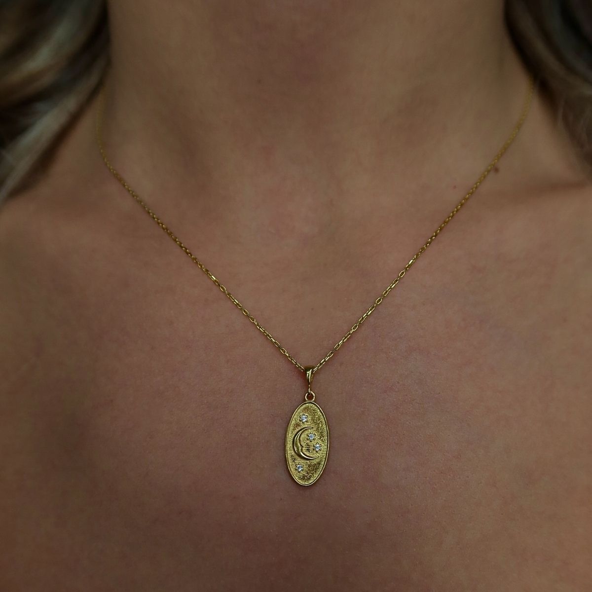 925 Gümüş | Hilal Kolye