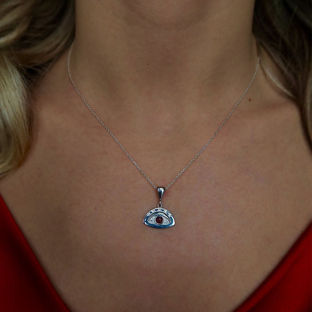925 Gümüş | Koruyucu Göz Kolye