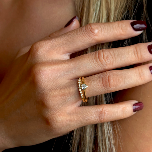 925 Gümüş | Amora Heart Yüzük