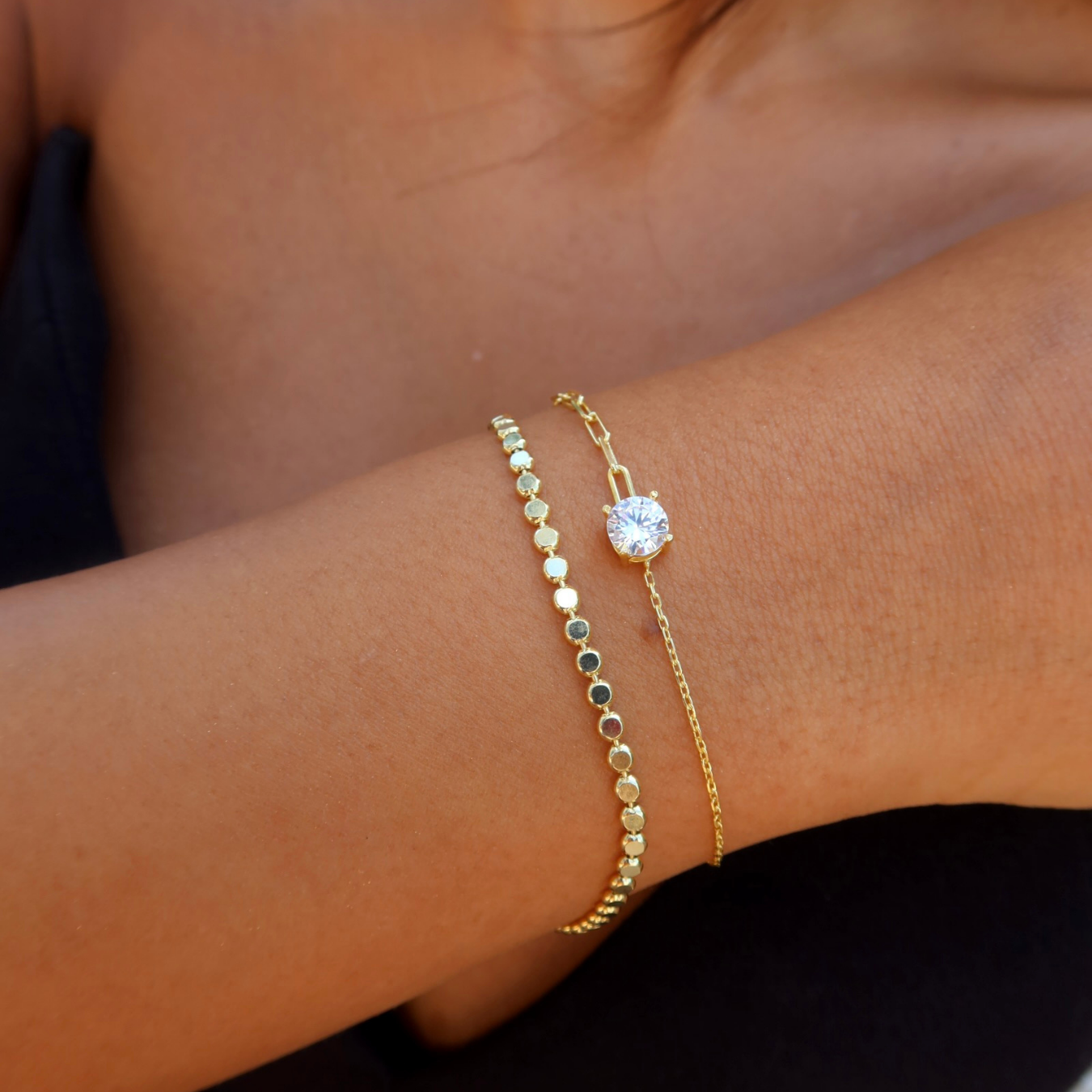 925 Gümüş | Sıralı Daire Bileklik