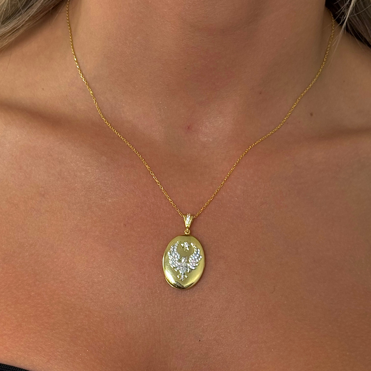 925 Gümüş | Anka Kuşu Kolye