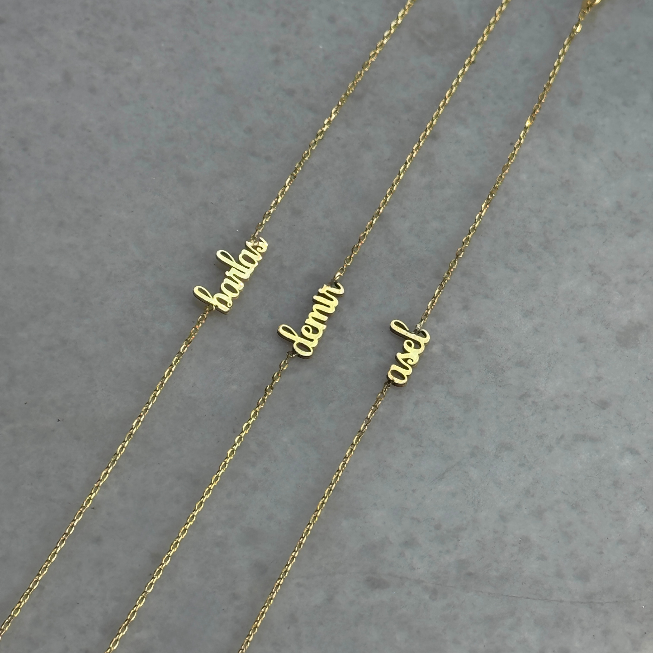 925 Gümüş | Minimal İsim Bileklik