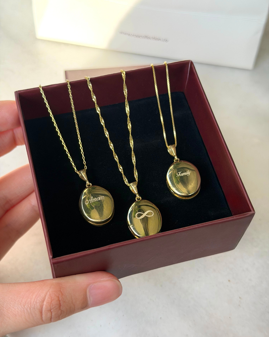 14K Altın | Kişiye Özel Kapaklı Fotoğraf Kolye