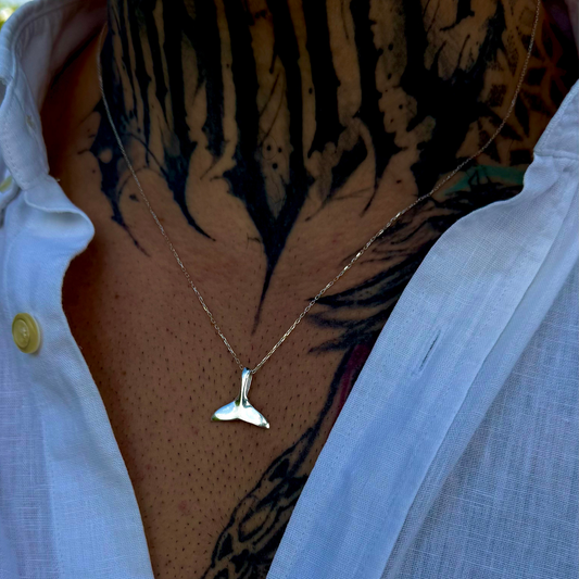 925 Gümüş | Balina Kuyruğu Kolye