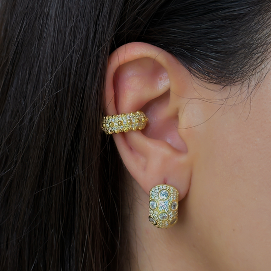 925 Gümüş | Taşlı Toplu Ear Cuff