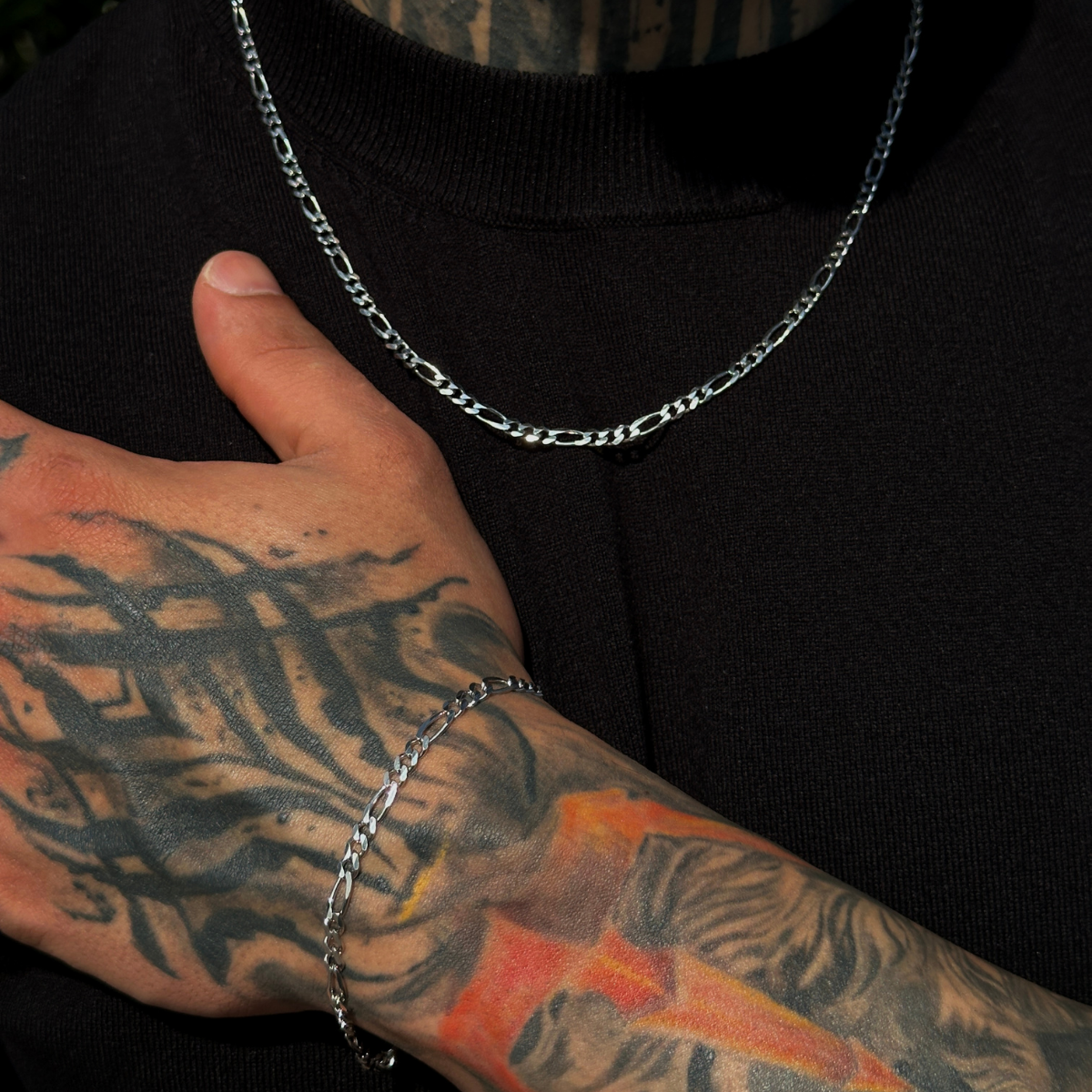 925 Gümüş | Figaro Set