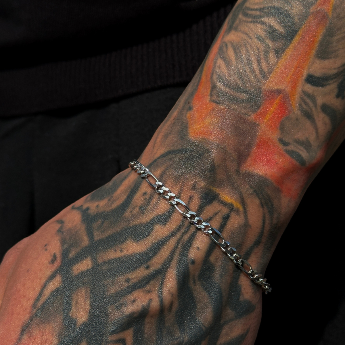 925 Gümüş | Figaro Zincir Bileklik