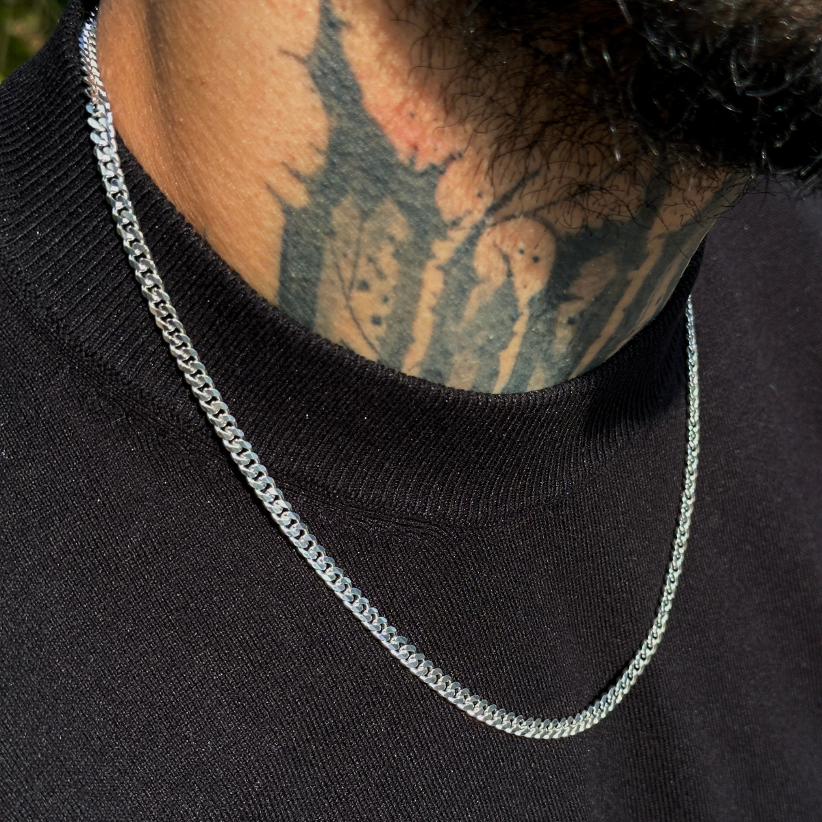 925 Gümüş | Kalın Gurmet Zincir Kolye