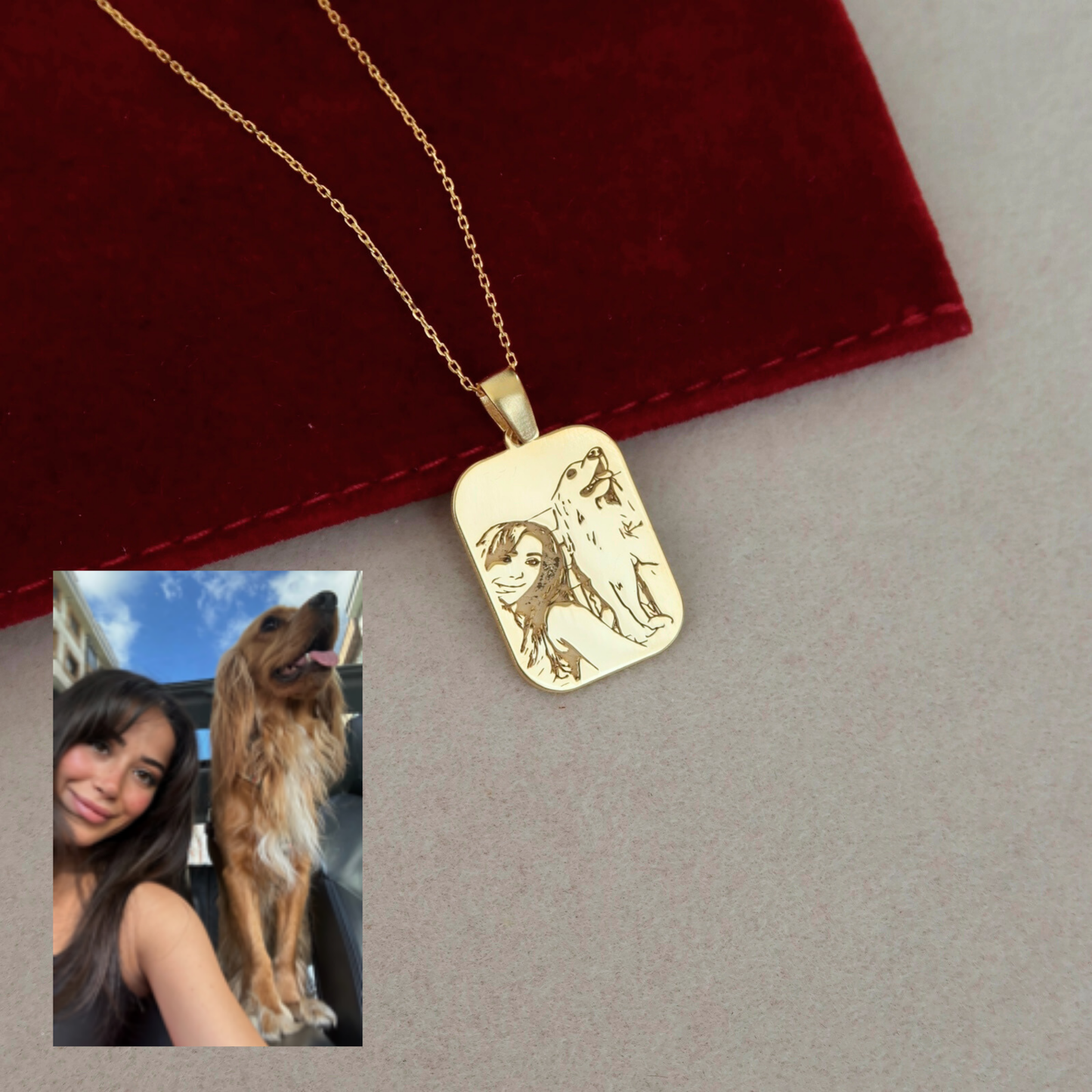 925 Gümüş | İstediğini Çizdir Plaka Kolye