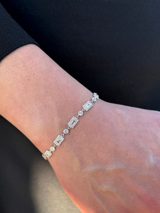 925 Gümüş | Nova Taşlı Bileklik