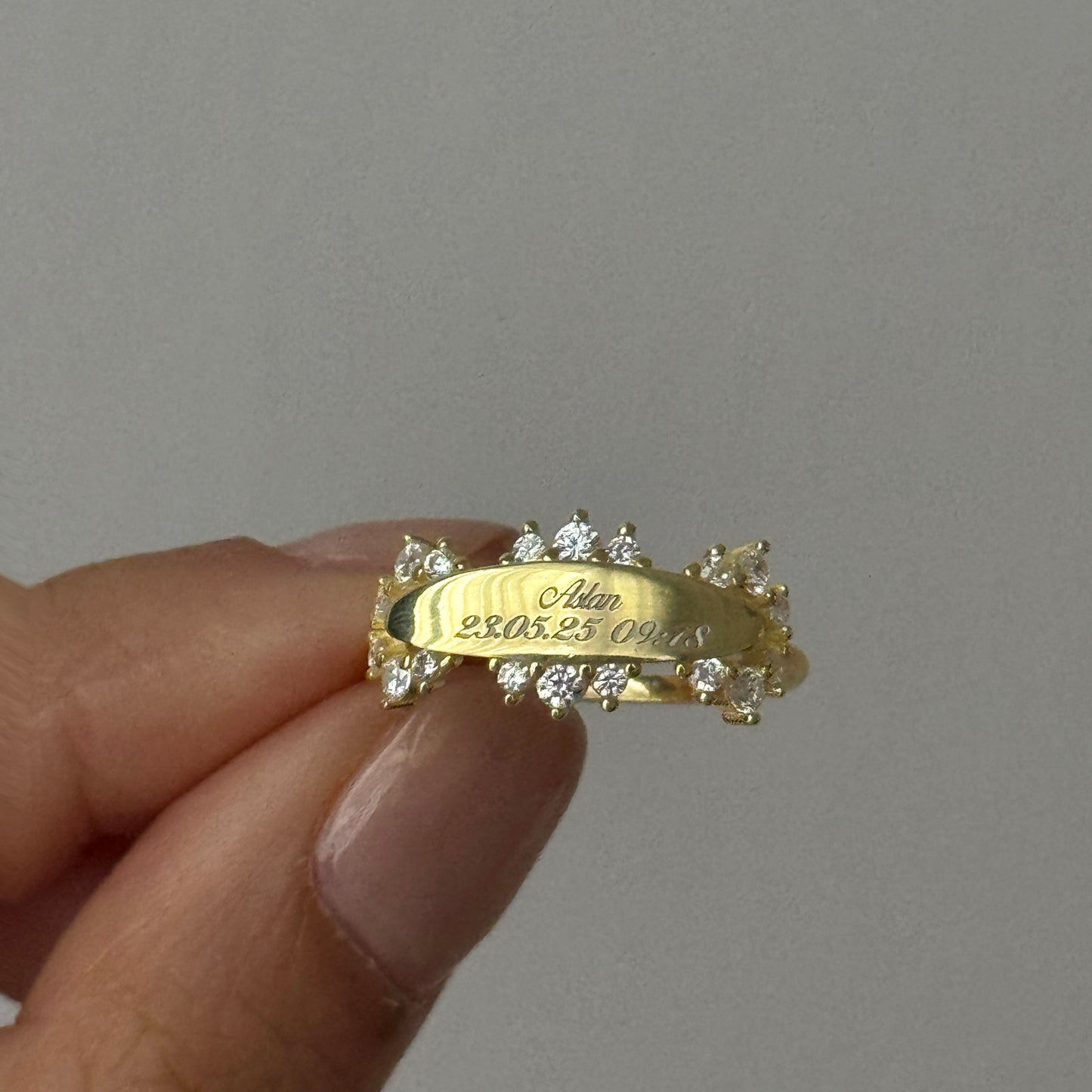 925 Gümüş | Taşlı Anı Yüzük