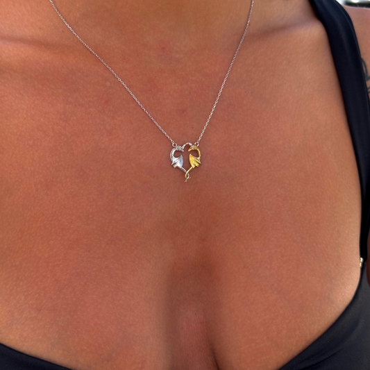 925 Gümüş | Aşk Işığı Kolye