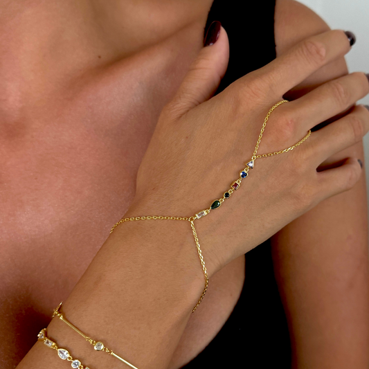 925 Gümüş | Renkli Karma Taşlı Şahmeran