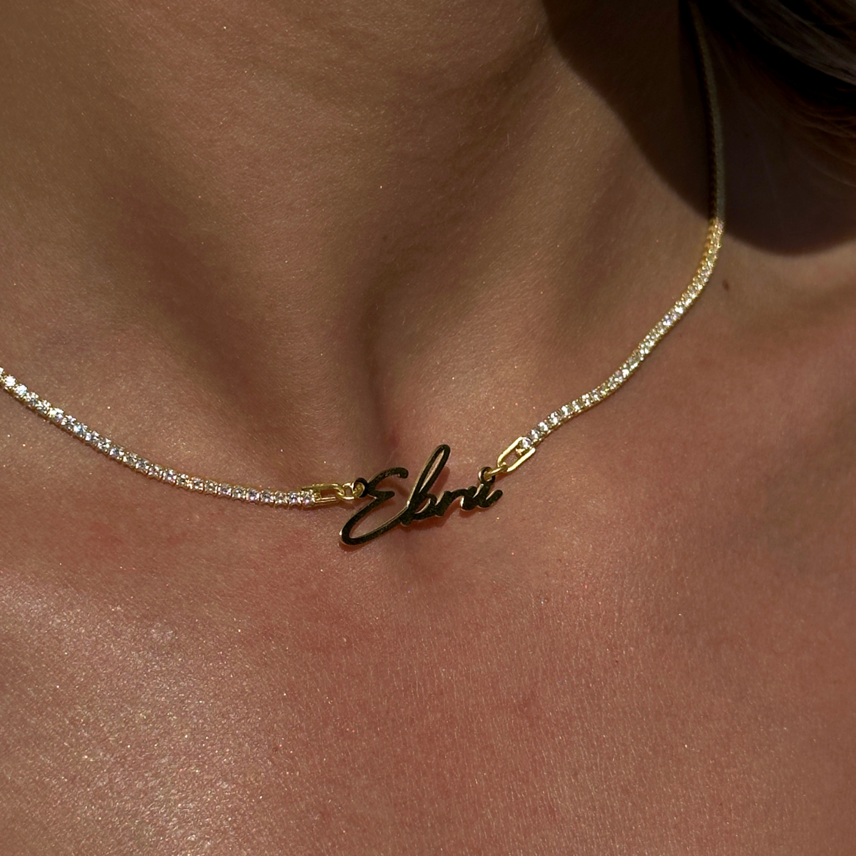 925 Gümüş | Su Yolu İsim Kolye