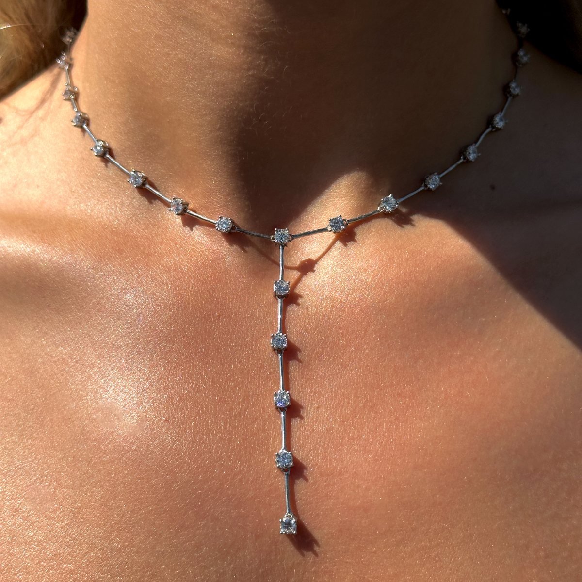 925 Gümüş | Luna Choker Y Kolye