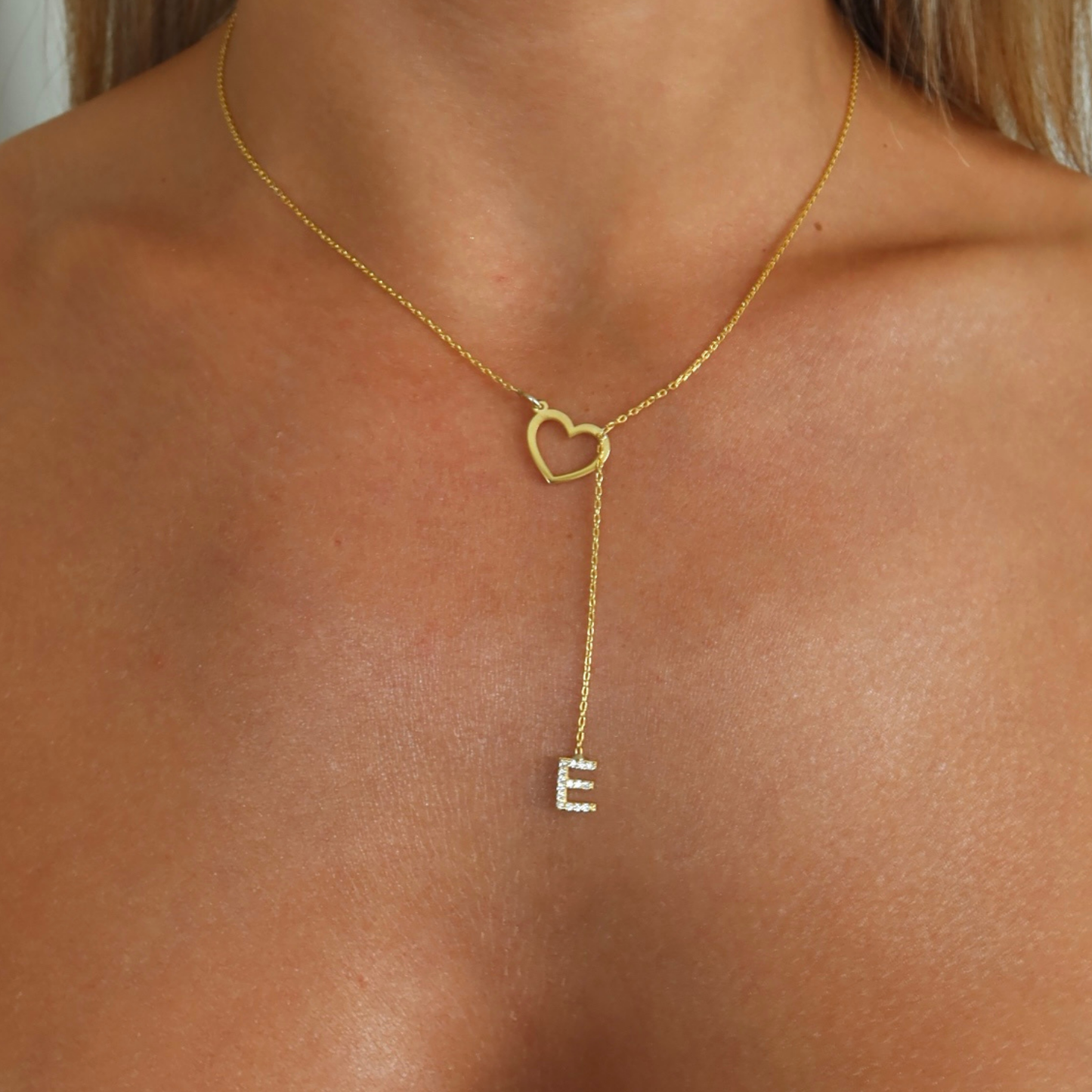 925 Gümüş | Kalpli Harf Y Kolye