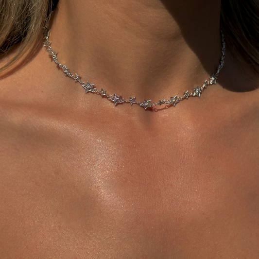 925 Gümüş | Stella Choker Kolye