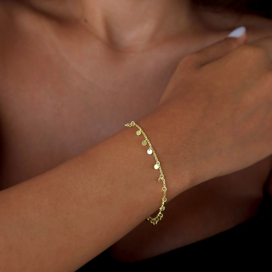 925 Gümüş | Mini Pul Charm Bileklik