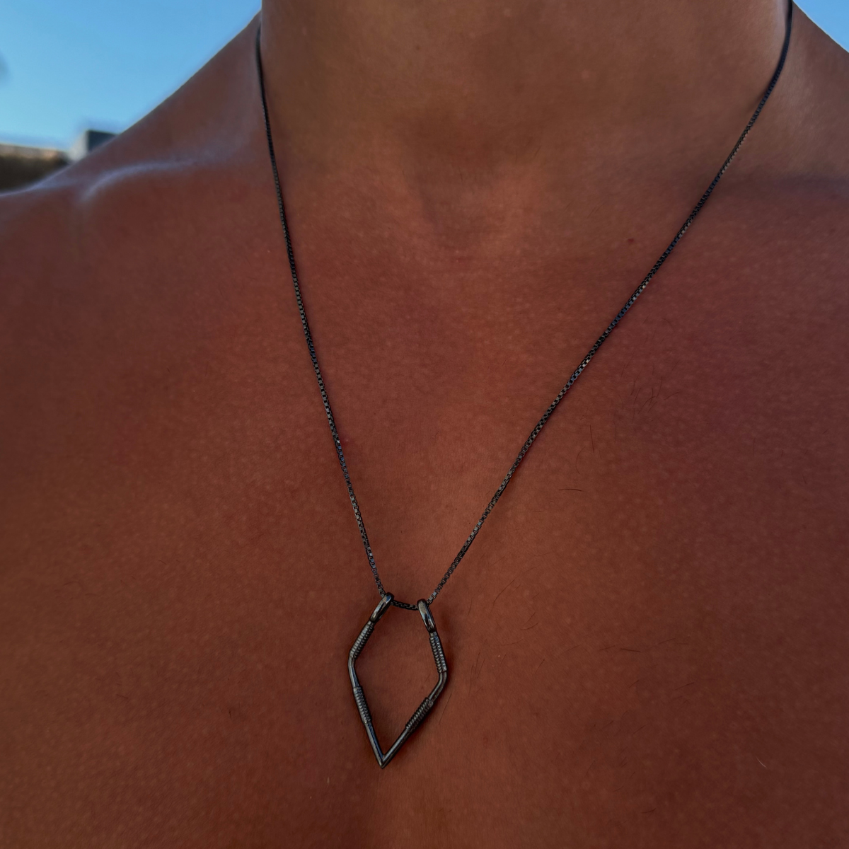 925 Gümüş | Black Edge Kolye