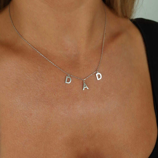 925 Gümüş | İsim Zincir Kolye