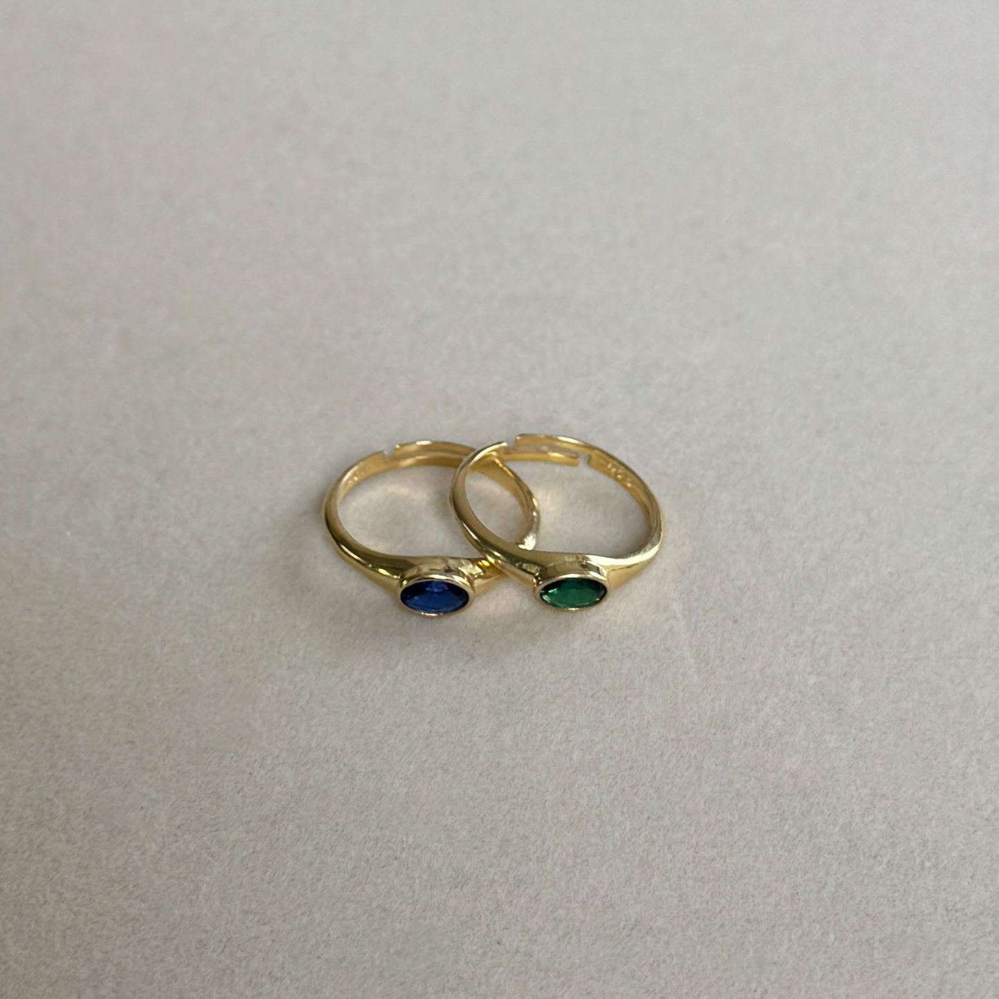 925 Gümüş | Oval Kesim Taşlı Yüzük