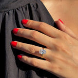 925 Gümüş | Oval Tektaş Yüzük