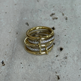 925 Gümüş | 5'li Orbit Yüzük