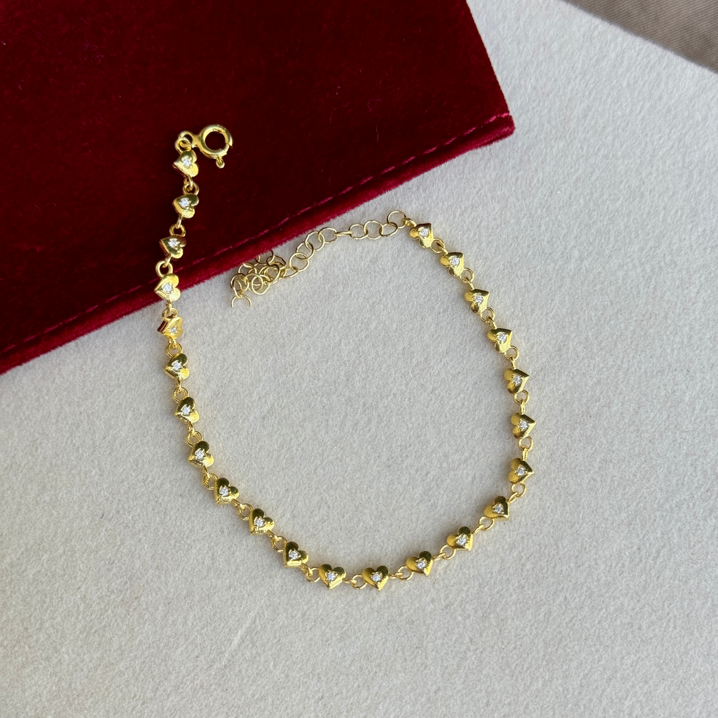 925 Gümüş | Taşlı Love Bileklik