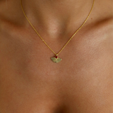 925 Gümüş | Renkli Taşlı Yelpaze Kolye