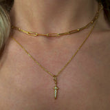 925 Gümüş | Kılıç Kolye