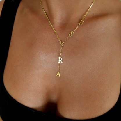 925 Gümüş | Y Zincir İsim Kolye