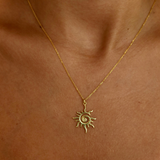 925 Gümüş | Spiral Güneş Kolye