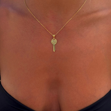 925 Gümüş | Kalbin Anahtarı Kolye