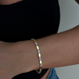 925 Gümüş | Işık Taşlı Bileklik