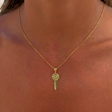 925 Gümüş | Kalbin Anahtarı Kolye