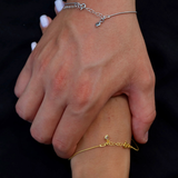 925 Gümüş | Doğum Ayı Taşlı İtalyan Bileklik(Tekli)