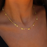 925 Gümüş | Sallantılı Pul Kolye