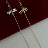 925 Gümüş | Harfli İtalyan Bileklik(Tekli)