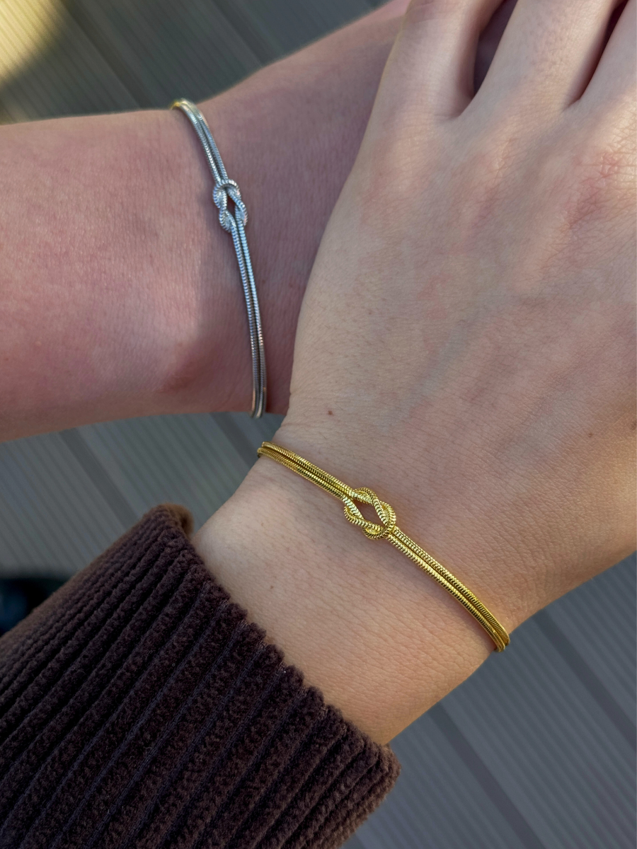 925 Gümüş | Düğüm Bileklik(Tekli)