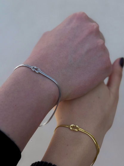 925 Gümüş | Düğüm Bileklik(Tekli)