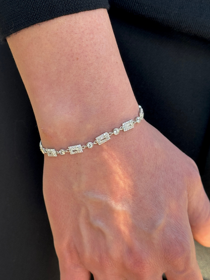 925 Gümüş | Nova Taşlı Bileklik