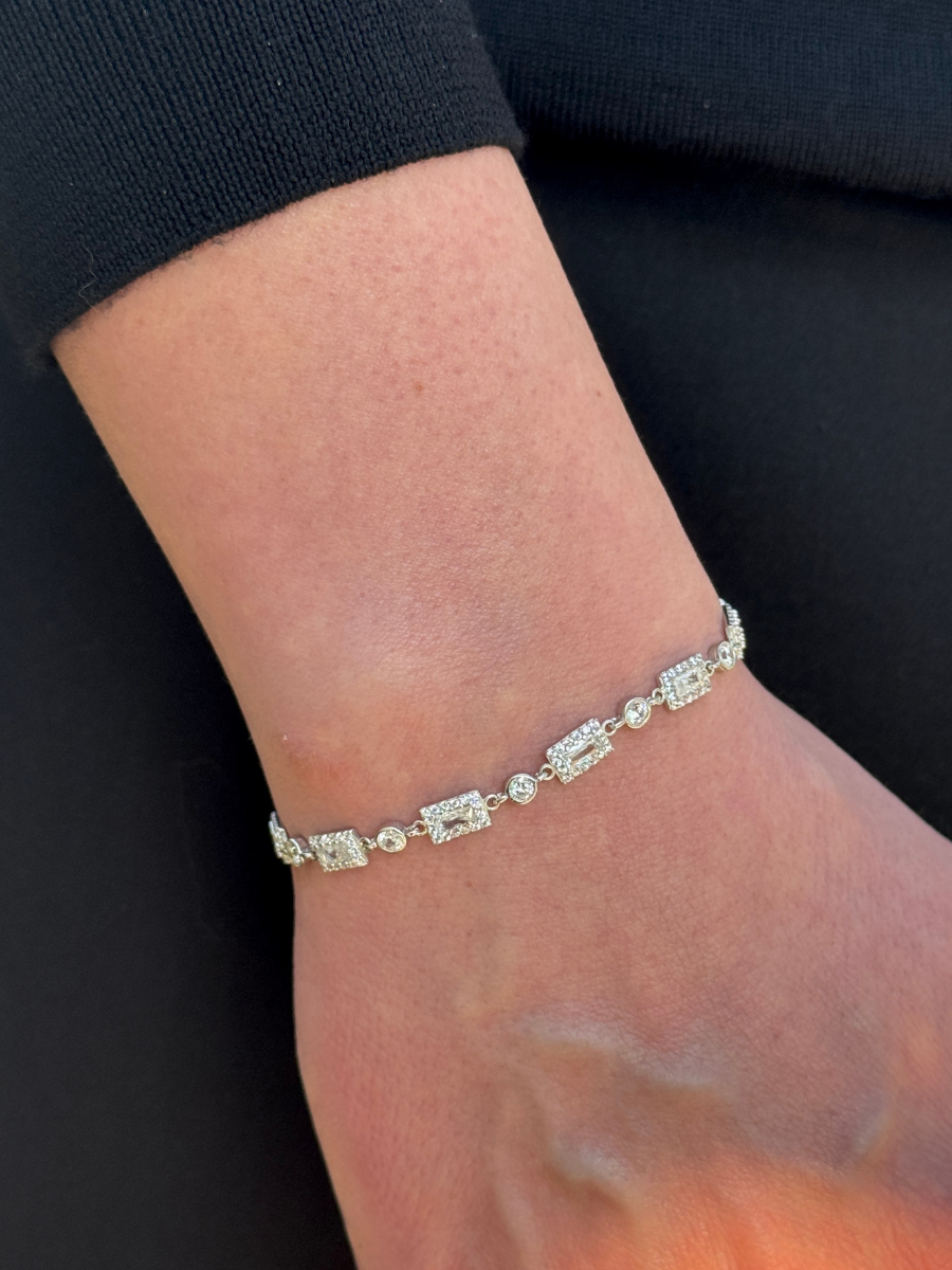 925 Gümüş | Nova Taşlı Bileklik