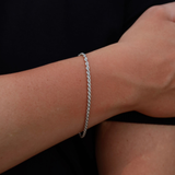 925 Gümüş | Halat Zincir Bileklik