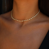 925 Gümüş | Zirkon Taşlı Kalp Choker Kolye