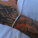 925 Gümüş | Tennis Su Yolu Bileklik