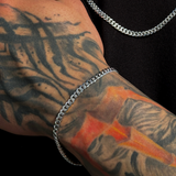 925 Gümüş | Kalın Gurmet Zincir Bileklik