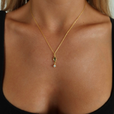 925 Gümüş | Taşlı Şans Balığı Kolye