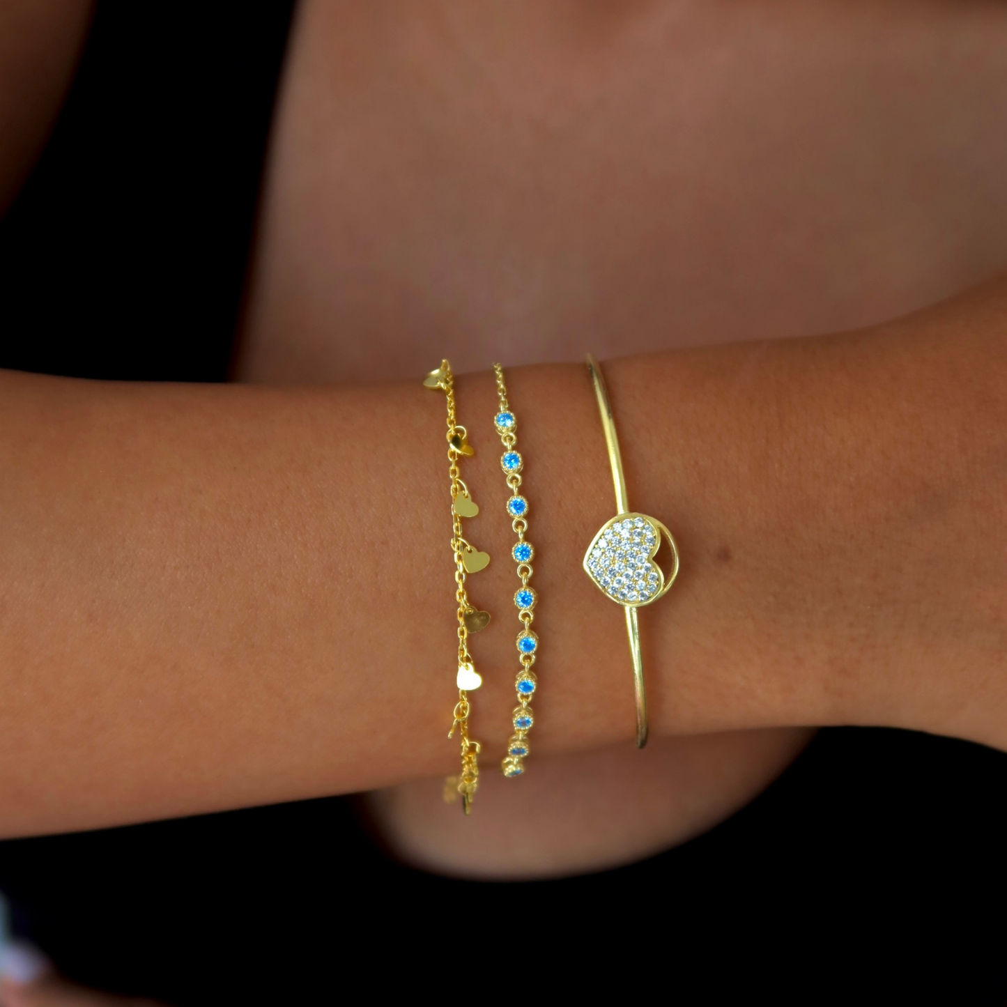 925 Gümüş | Blue Drops Bileklik