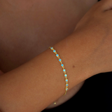 925 Gümüş | Blue Drops Bileklik