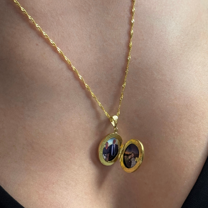 925 Gümüş | Kişiye Özel Kapaklı Fotoğraf Kolye